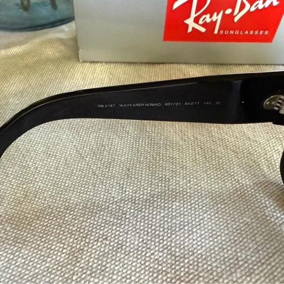 Ray-Ban Wayfarer Nomad Black Sunglasses - Picture 7 of 9